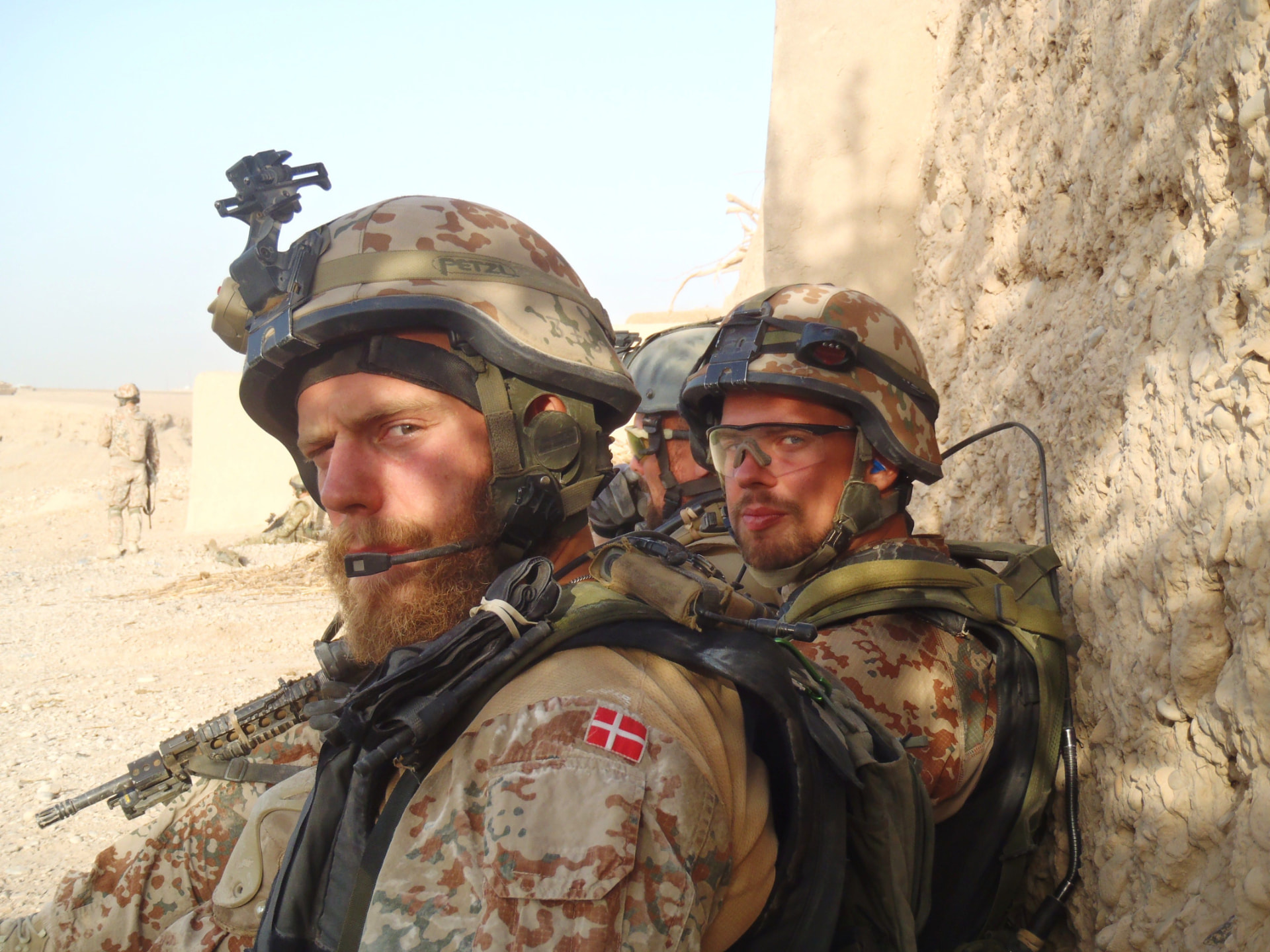 Kenneth Lagstrøm og kammerat i Helmand-provinsen
